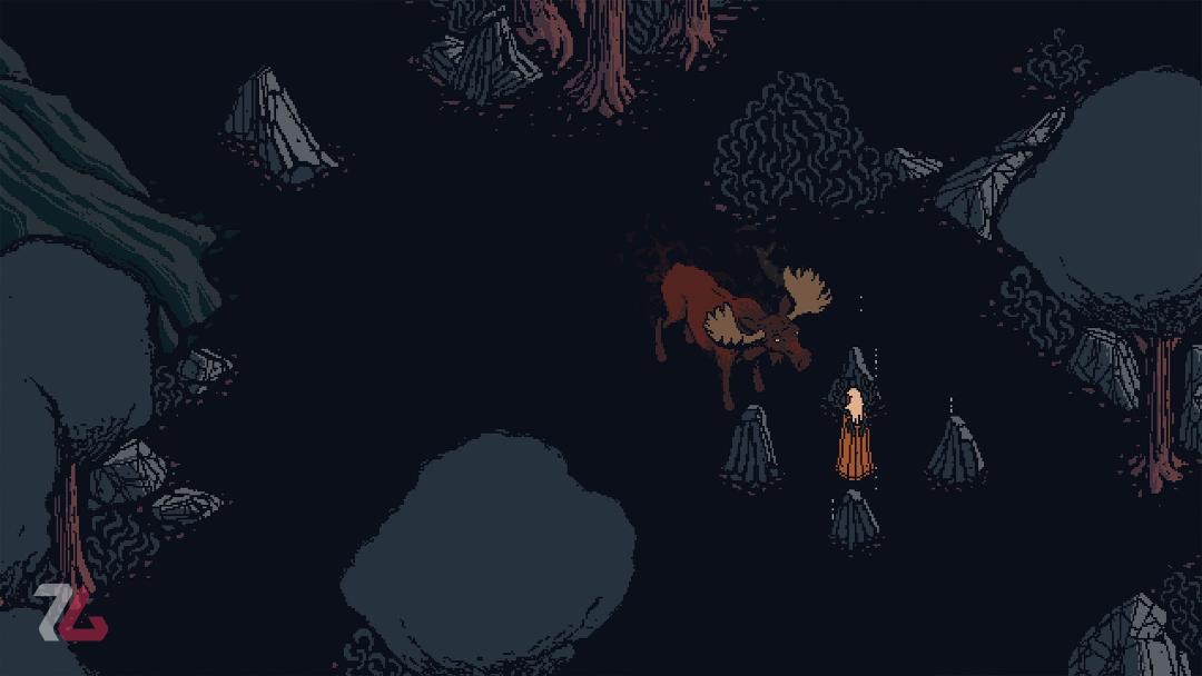 صحبت با گوزن در بازی Death Howl