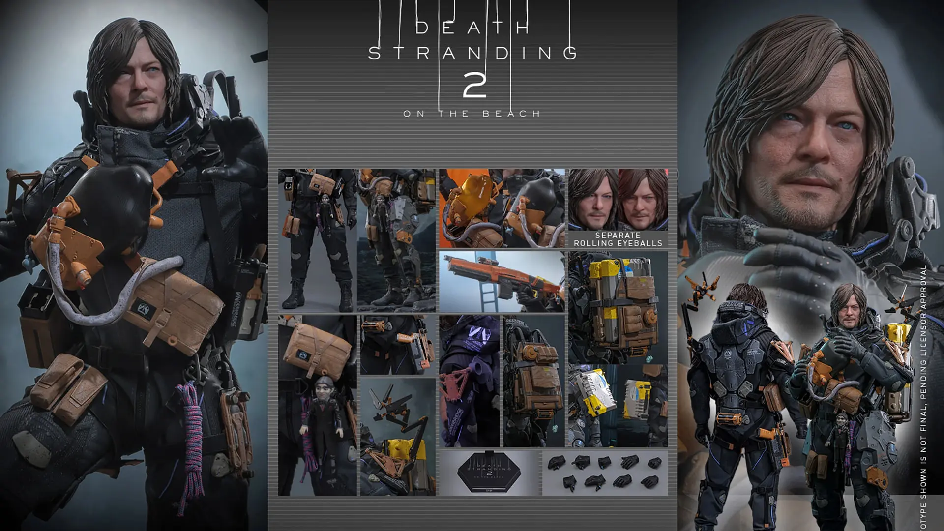 اکشن‌فیگور شخصیت بازی Death Stranding 2 (Death Stranding 2) با جزئیات دقیق