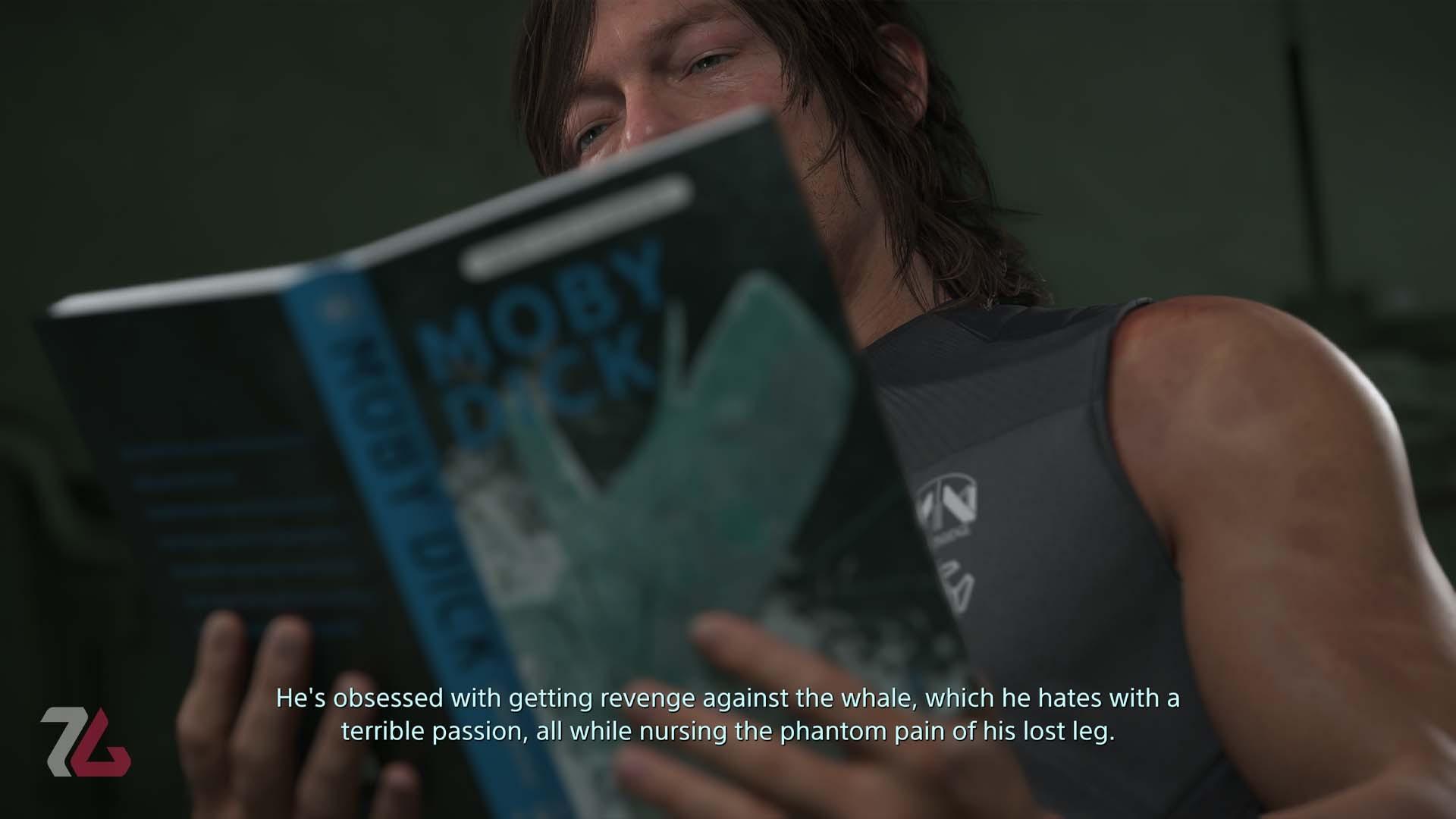 کتاب‌خوانی در بازی Death Stranding 2