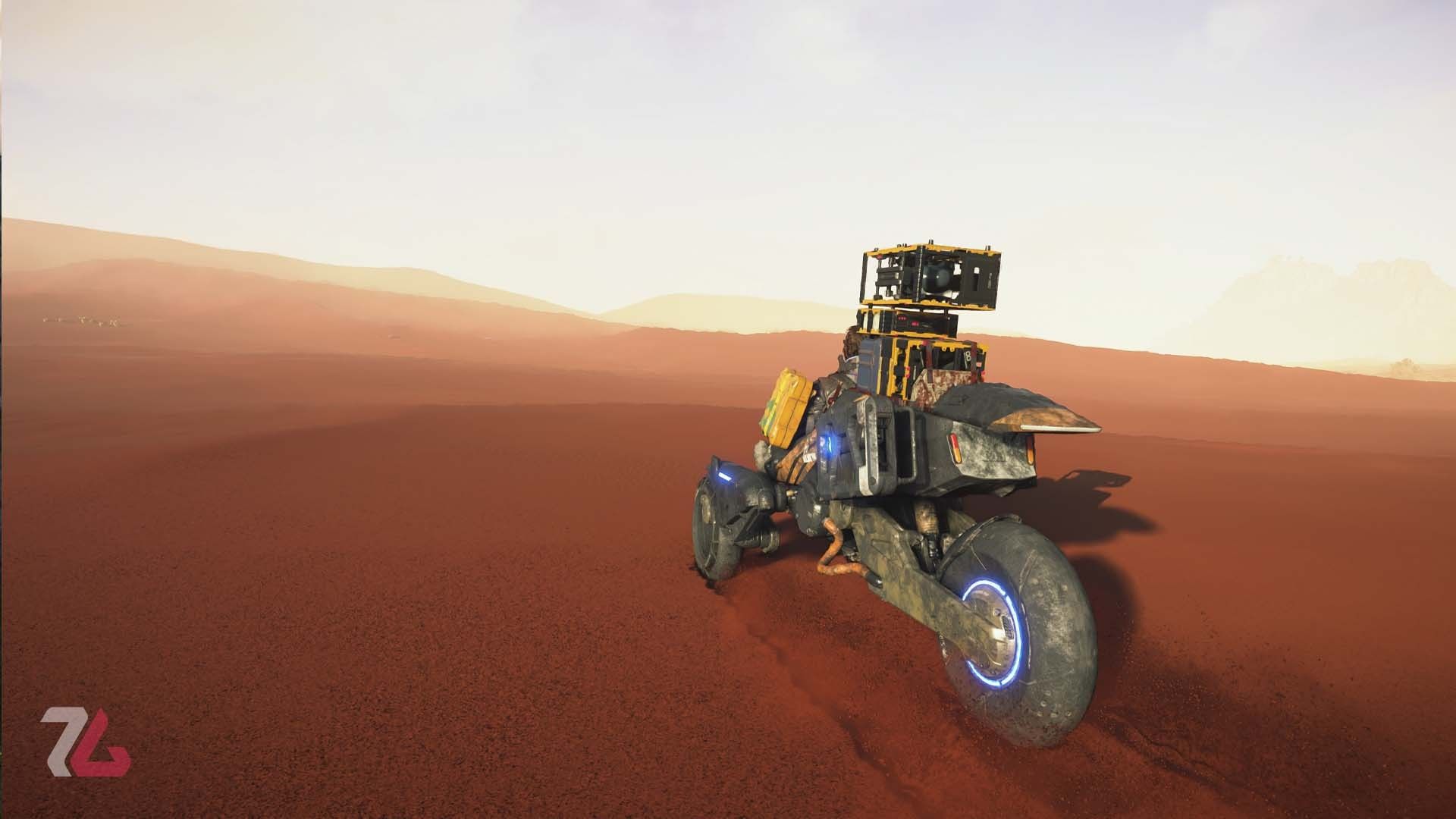 بیابان در بازی Death Stranding 2