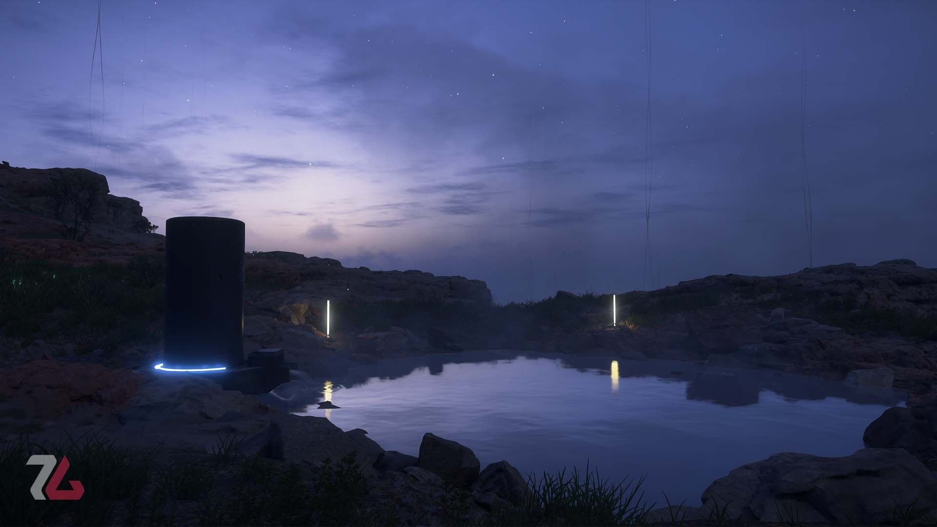 آب گرم در بازی Death Stranding 2