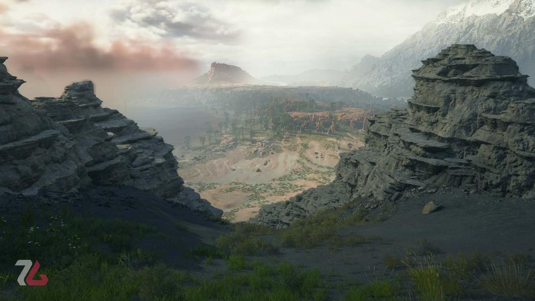 منظره در بازی Death Stranding 2
