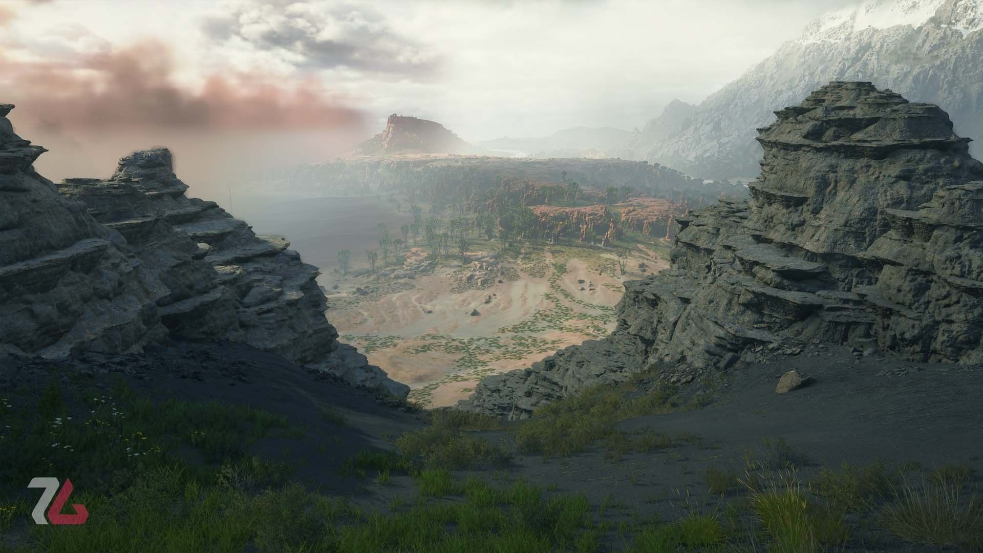 منظره در بازی Death Stranding 2