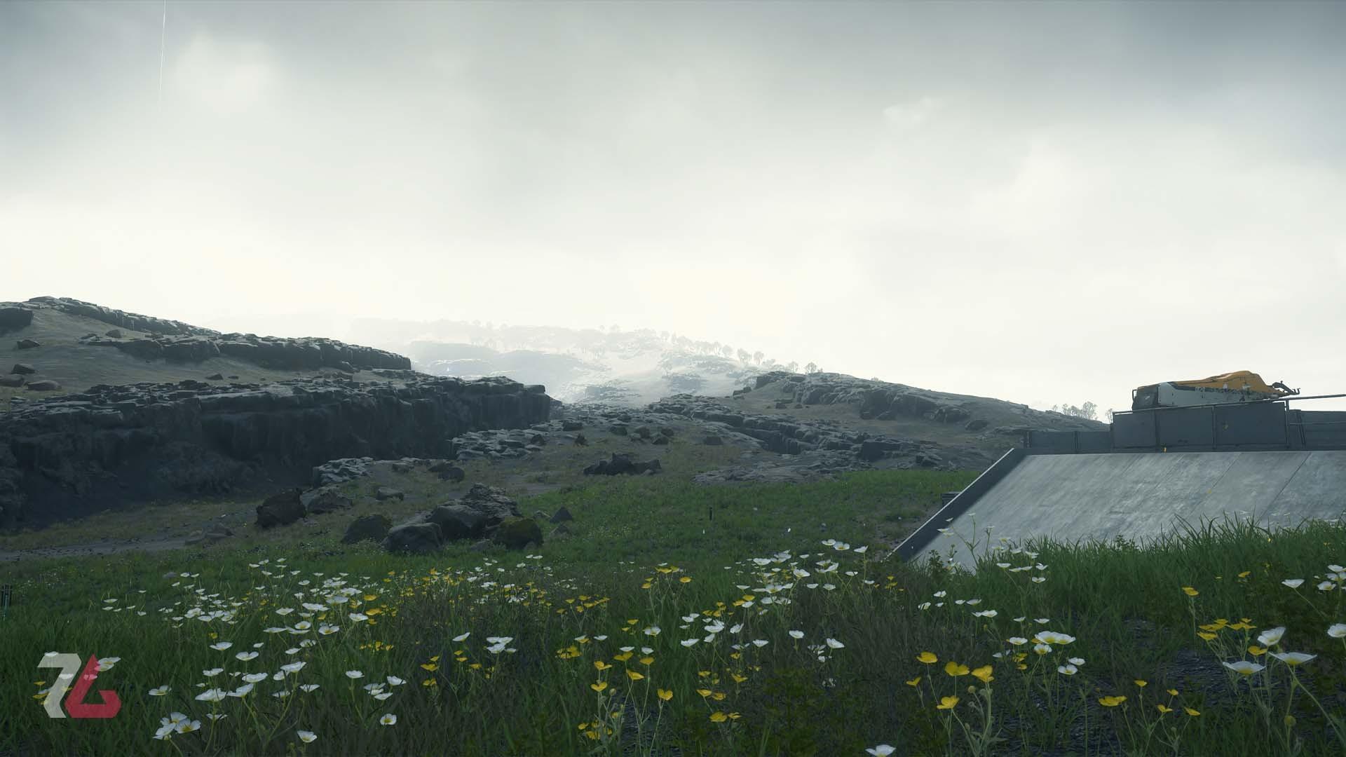 منظره در بازی Death Stranding 2
