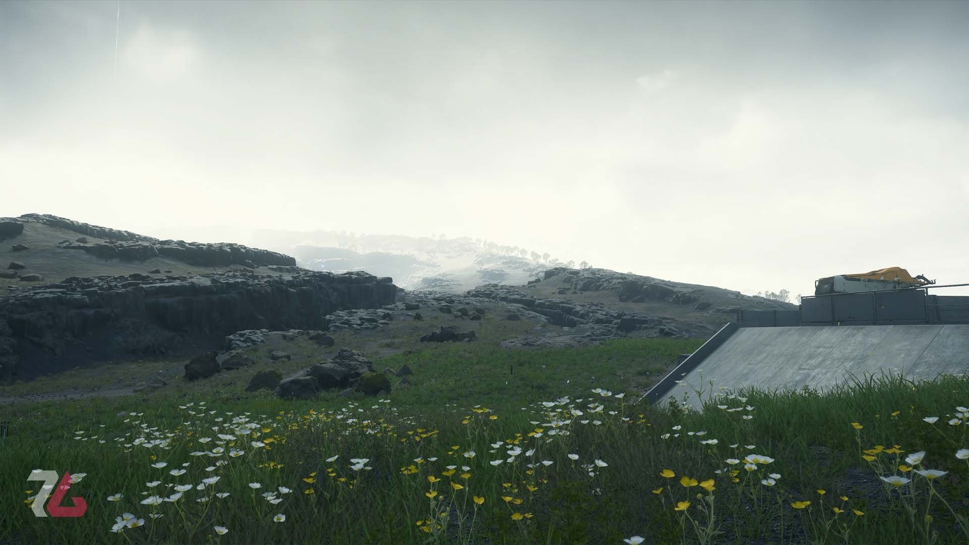 منظره در بازی Death Stranding 2