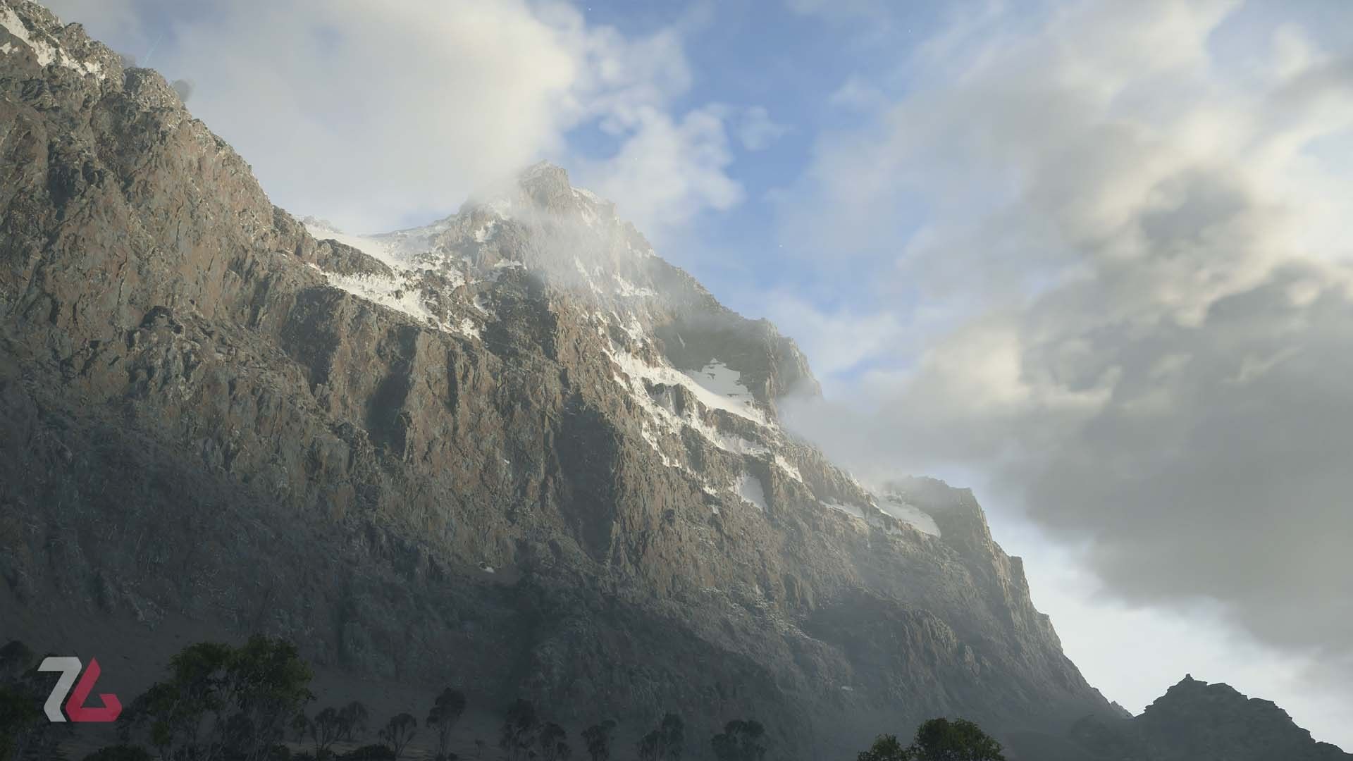 کوهستان در بازی Death Stranding 2