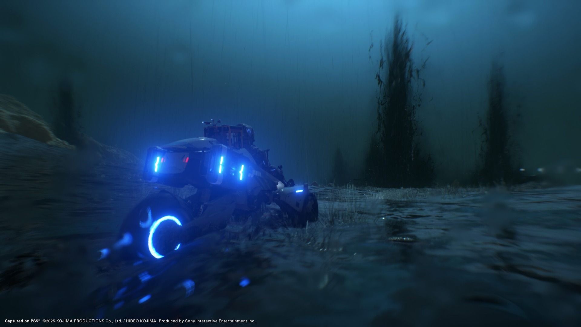 گیم پلی بازی Death Stranding 2: On the Beach در شب