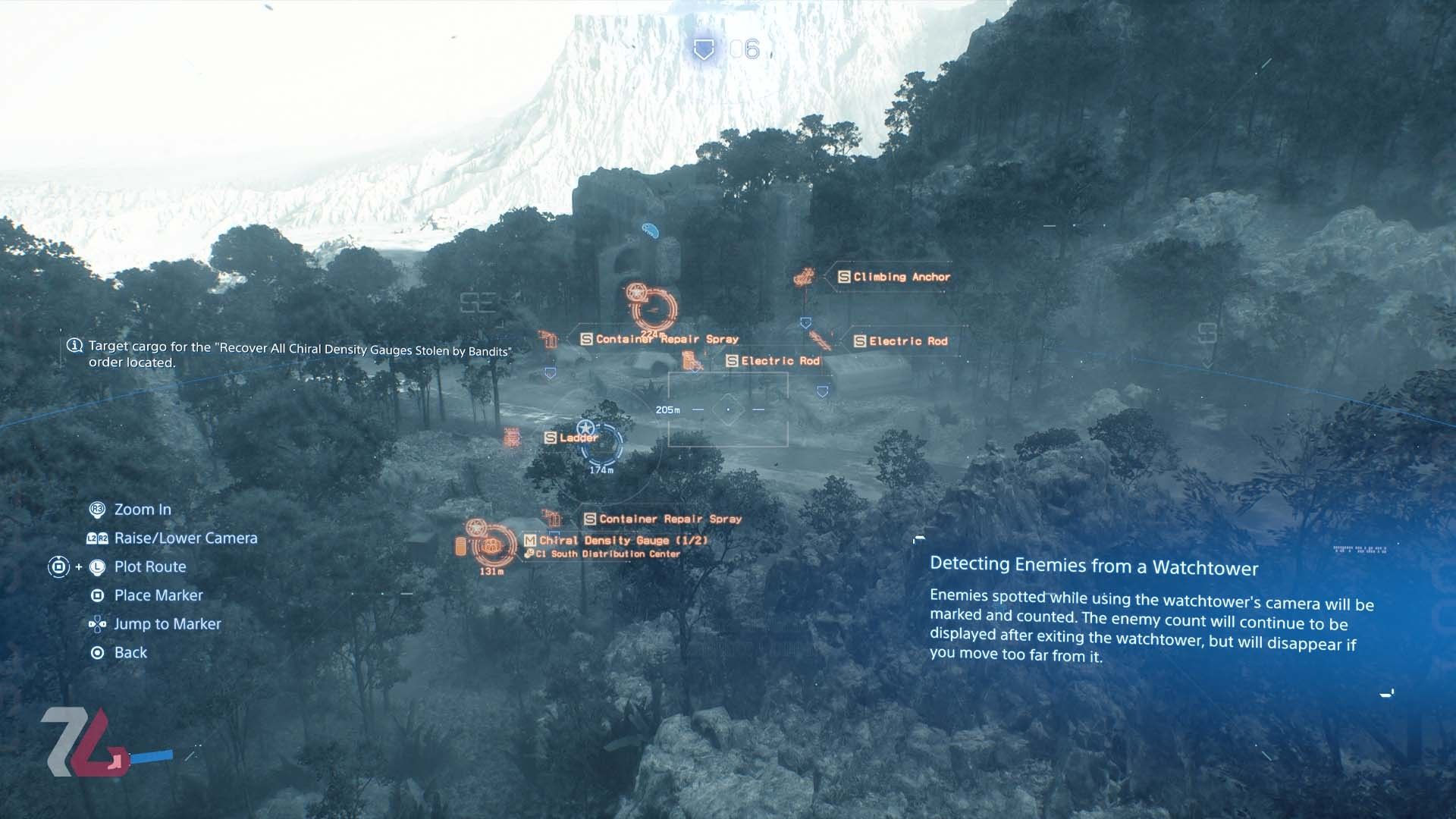اسکن محیط در بازی Death Stranding 2