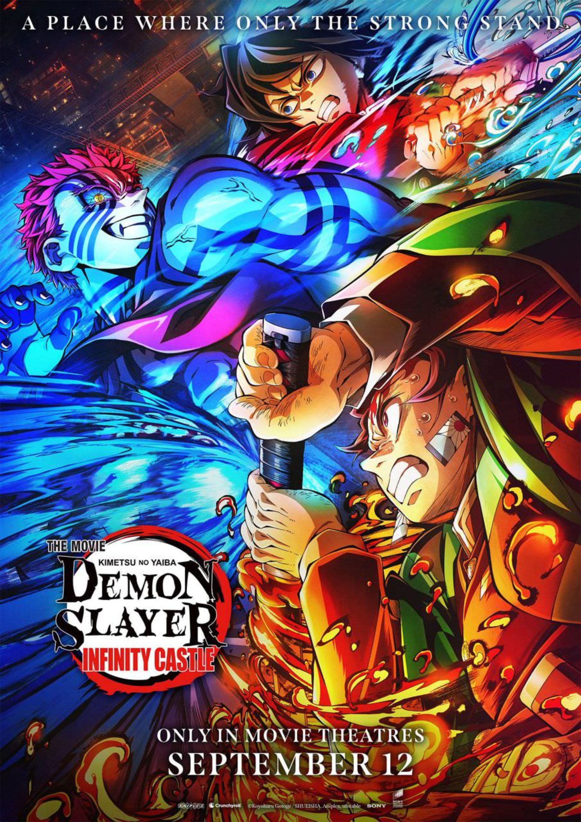 پوستر کامیک کان سن دیگو انیمه Demon Slayer: Kimetsu no Yaiba – Infinity Castle Part 1: Akaza’s Return