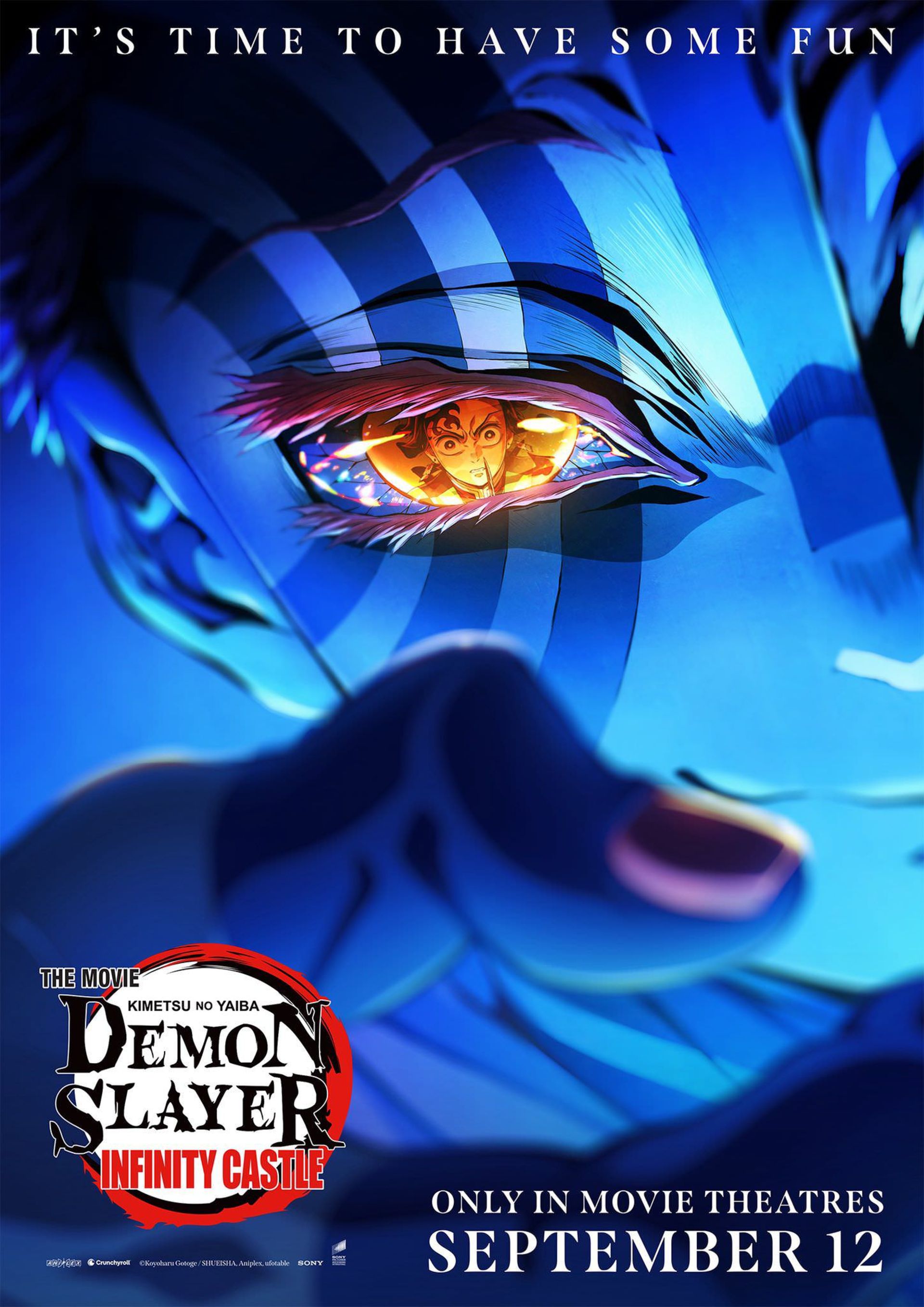 آکازا در پوستر جدید قسمت اول انیمه Demon Slayer: Kimetsu no Yaiba – Infinity Castle Arc