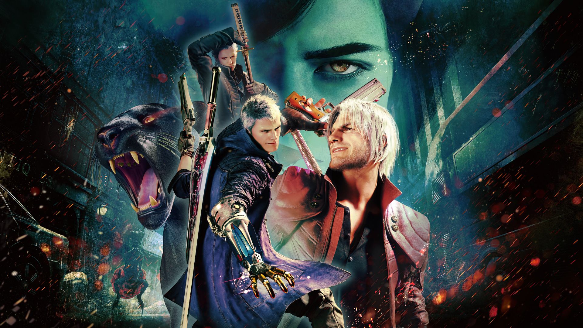 پوستر (کاور) نسخه اسپشیال بازی Devil May Cry 5
