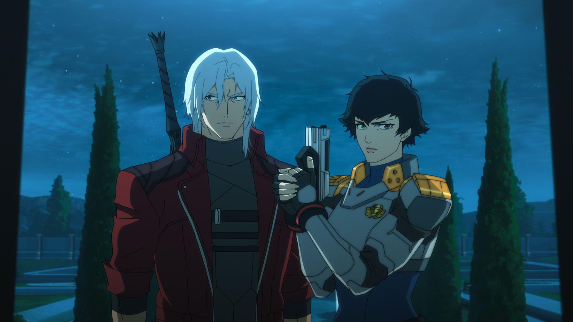 دانته و لیدی در فصل دوم انیمه Devil May Cry