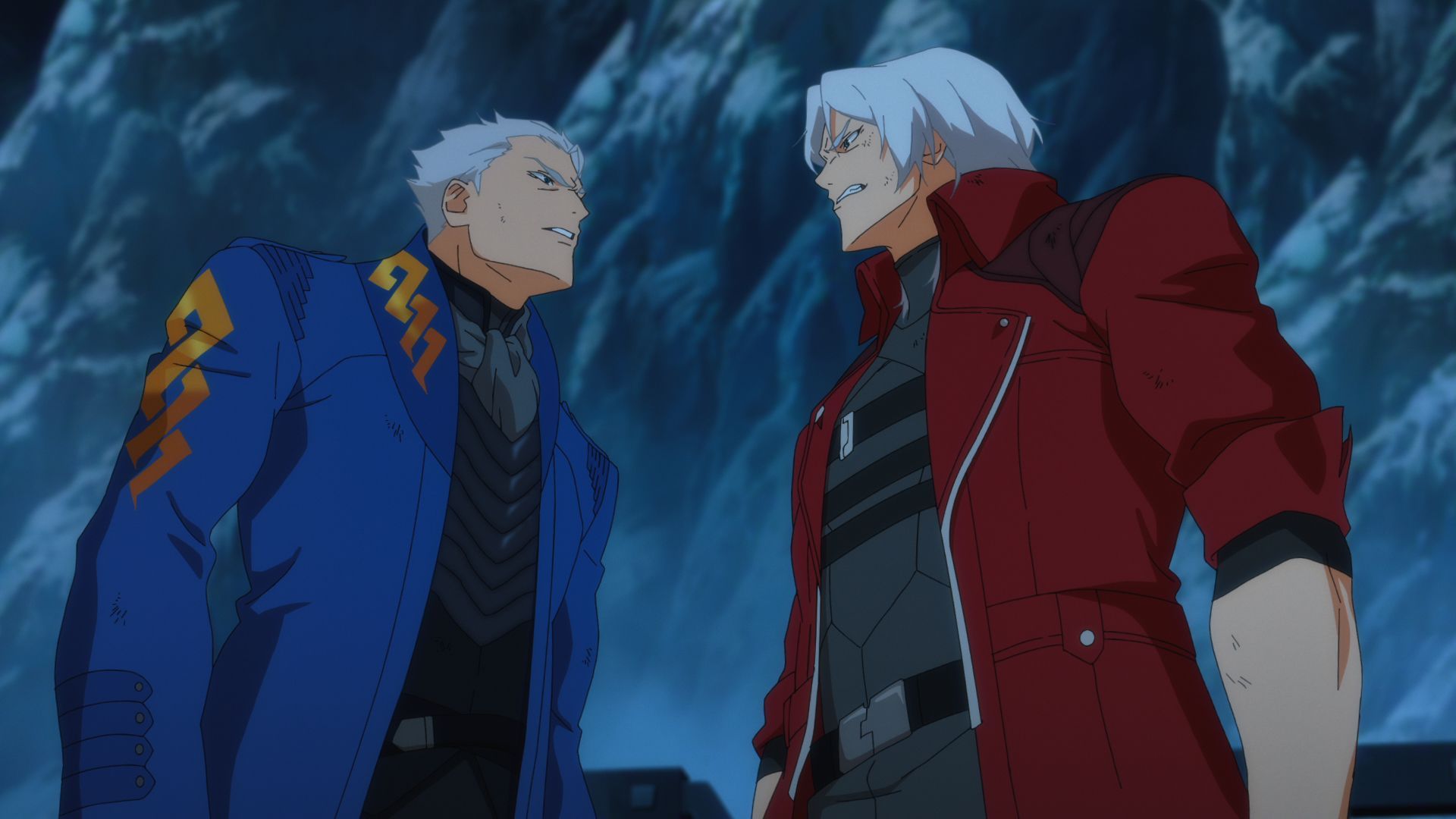 جر و بحث دانته و ورجیل در فصل دوم انیمه Devil May Cry