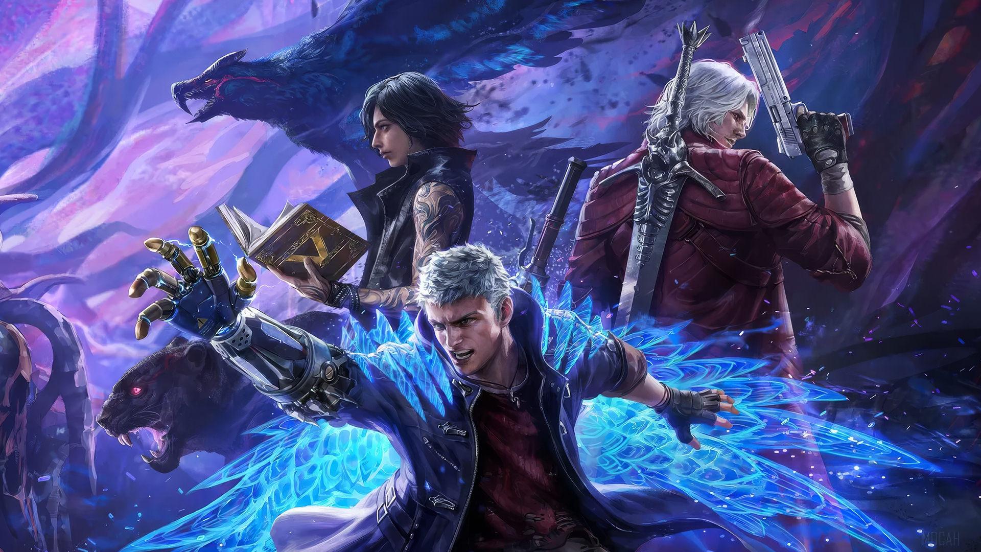 کاراکترهای بازی Devil May Cry 5