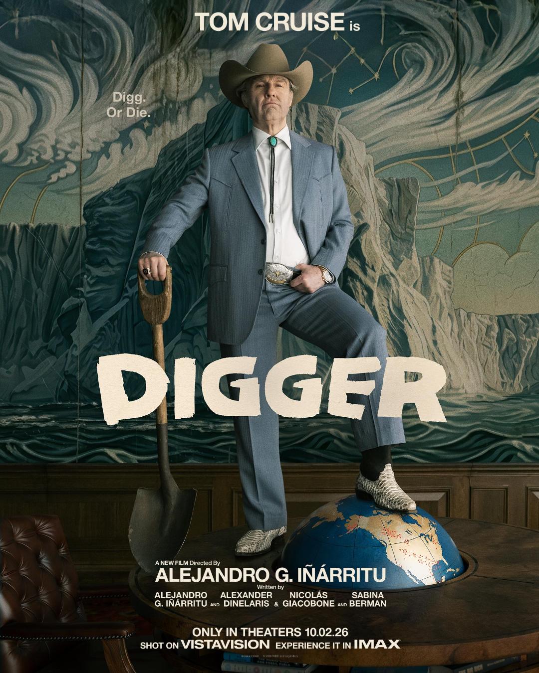پوستر جدید فیلم Digger با بازی تام کروز