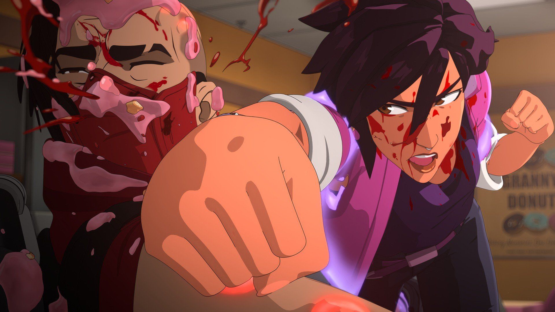 مشت قدرتمند و خونین اینویزیگال در بازی Dispatch