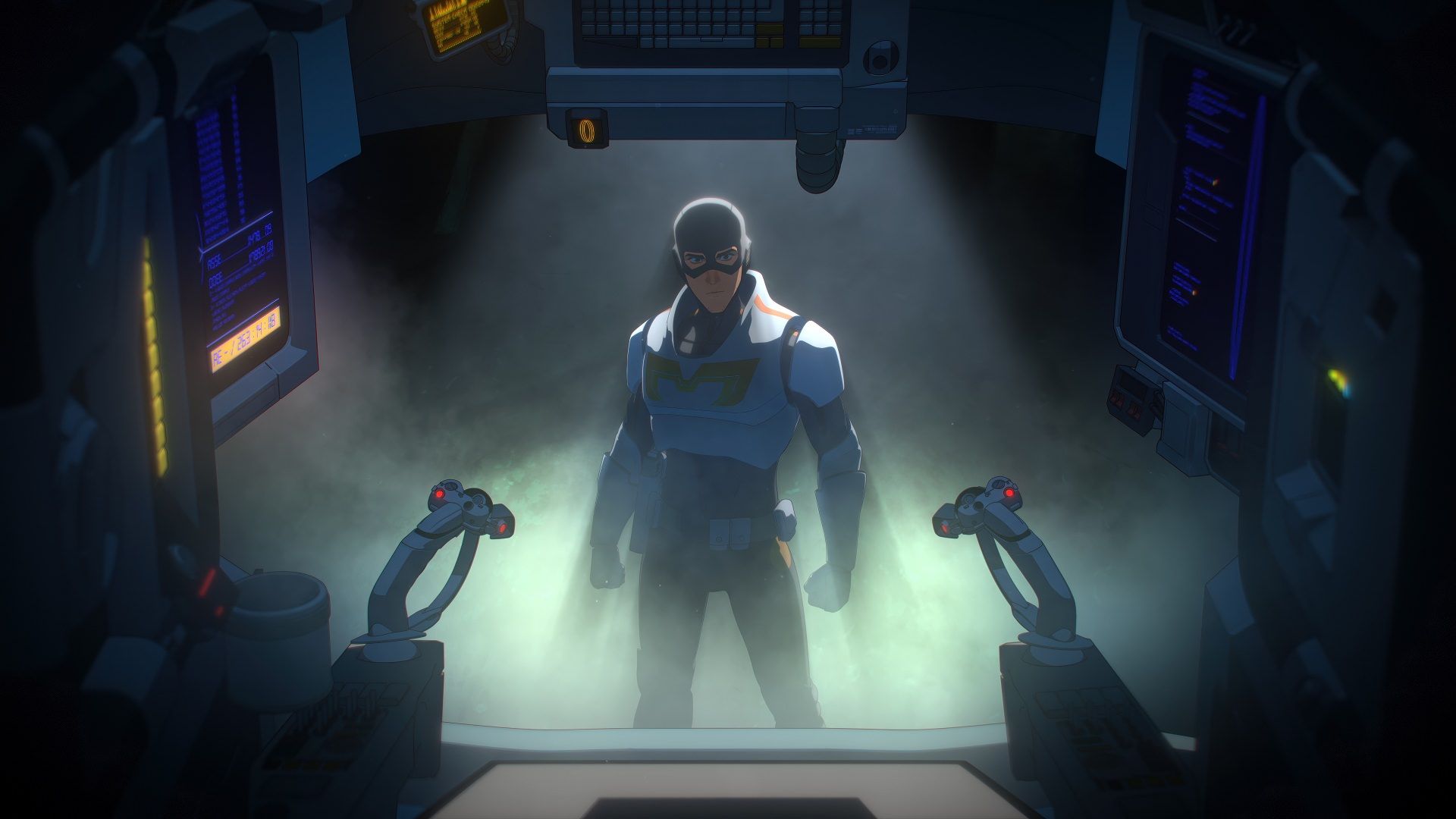 لباس ابرقهرمانی رابرت در بازی Dispatch