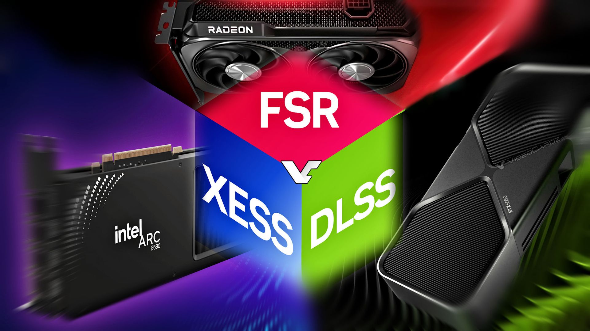 فناوری‌های XeSS ،DLSS و FSR در یک قاب