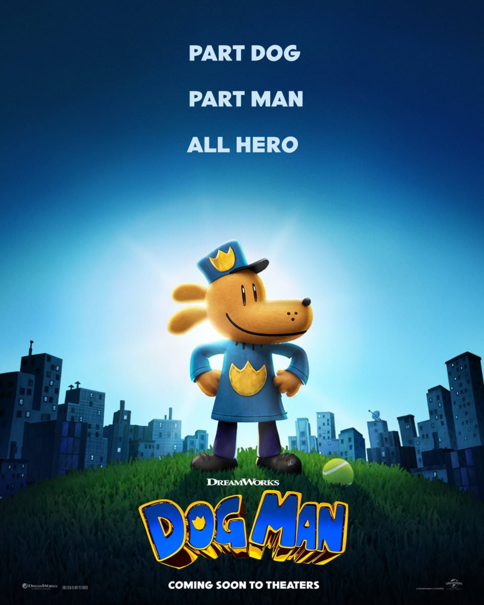 اولین پوستر انیمیشن Dog Man