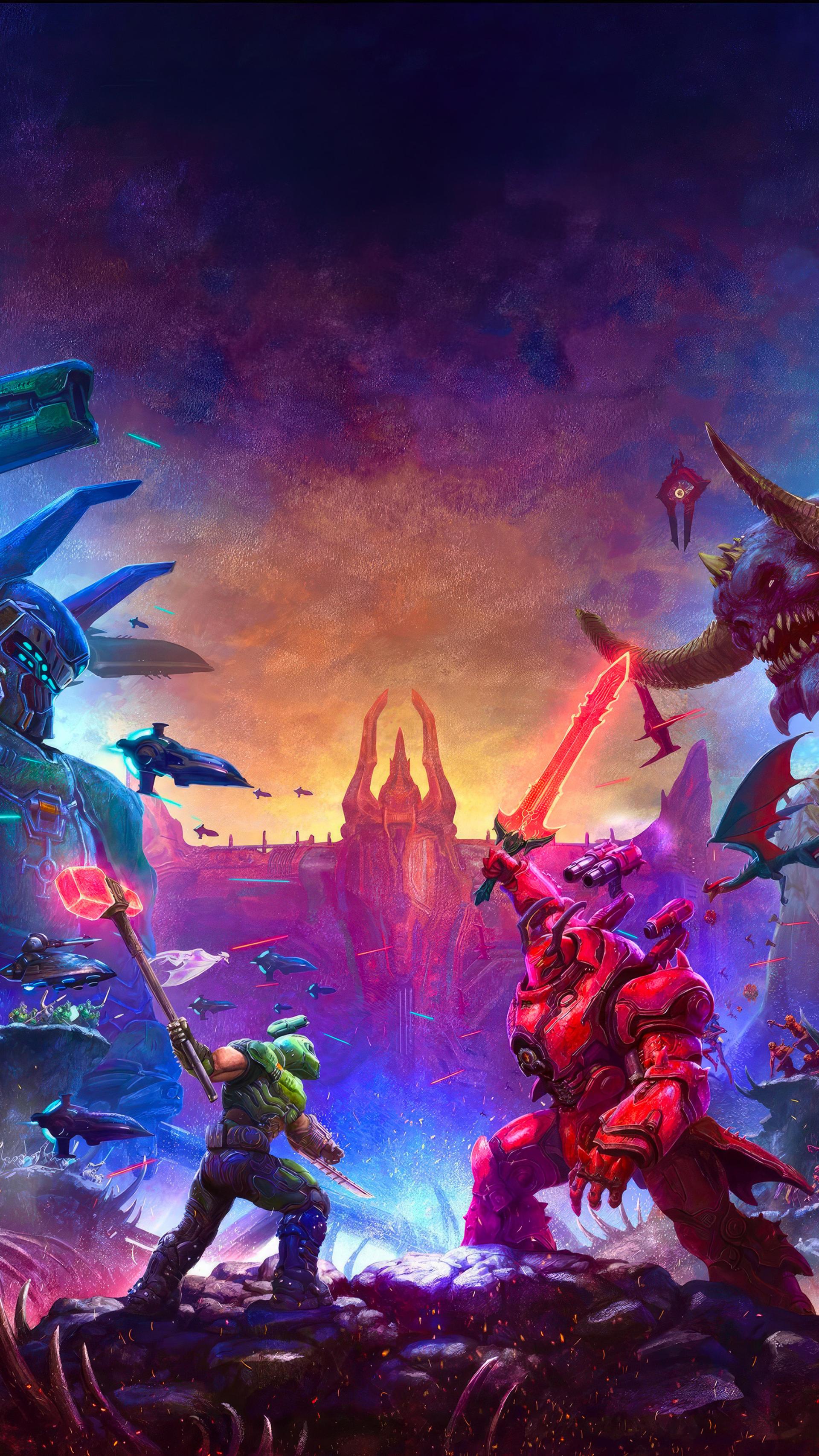 پوستر (کاور) بسته‌الحاقی DOOM Eternal: The Ancient Gods - Part Two