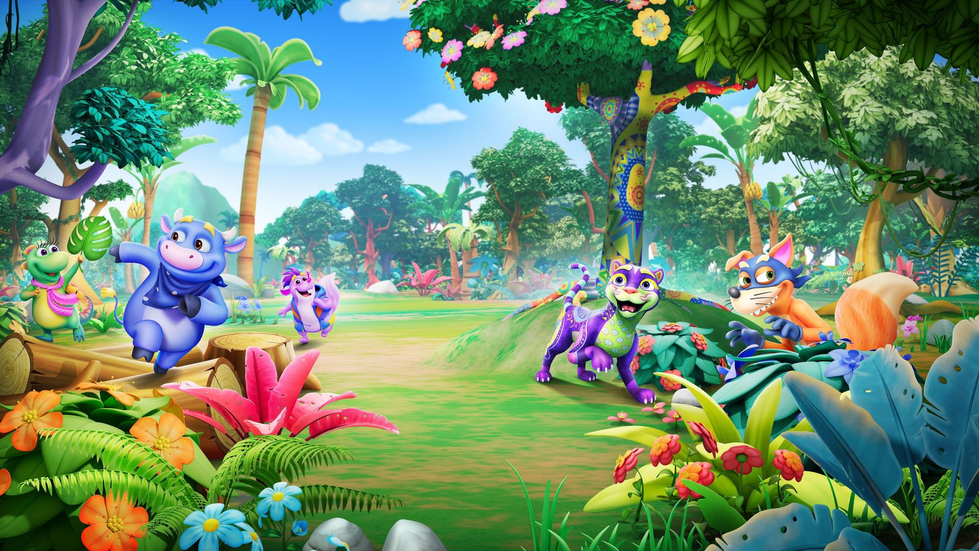 پوستر اصلی بازی Dora Rainforest Rescue