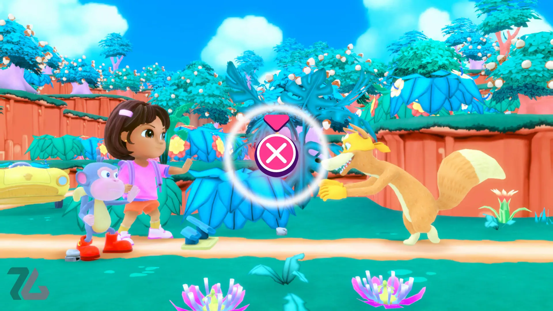 باس فایت بازی Dora Rainforest Rescue