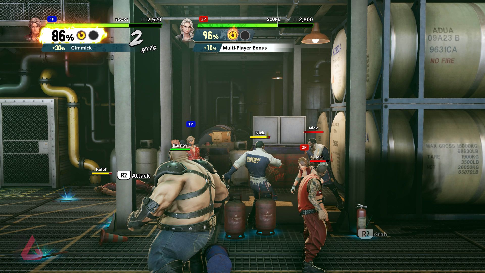 مبارزه دو نفره در double dragon revive