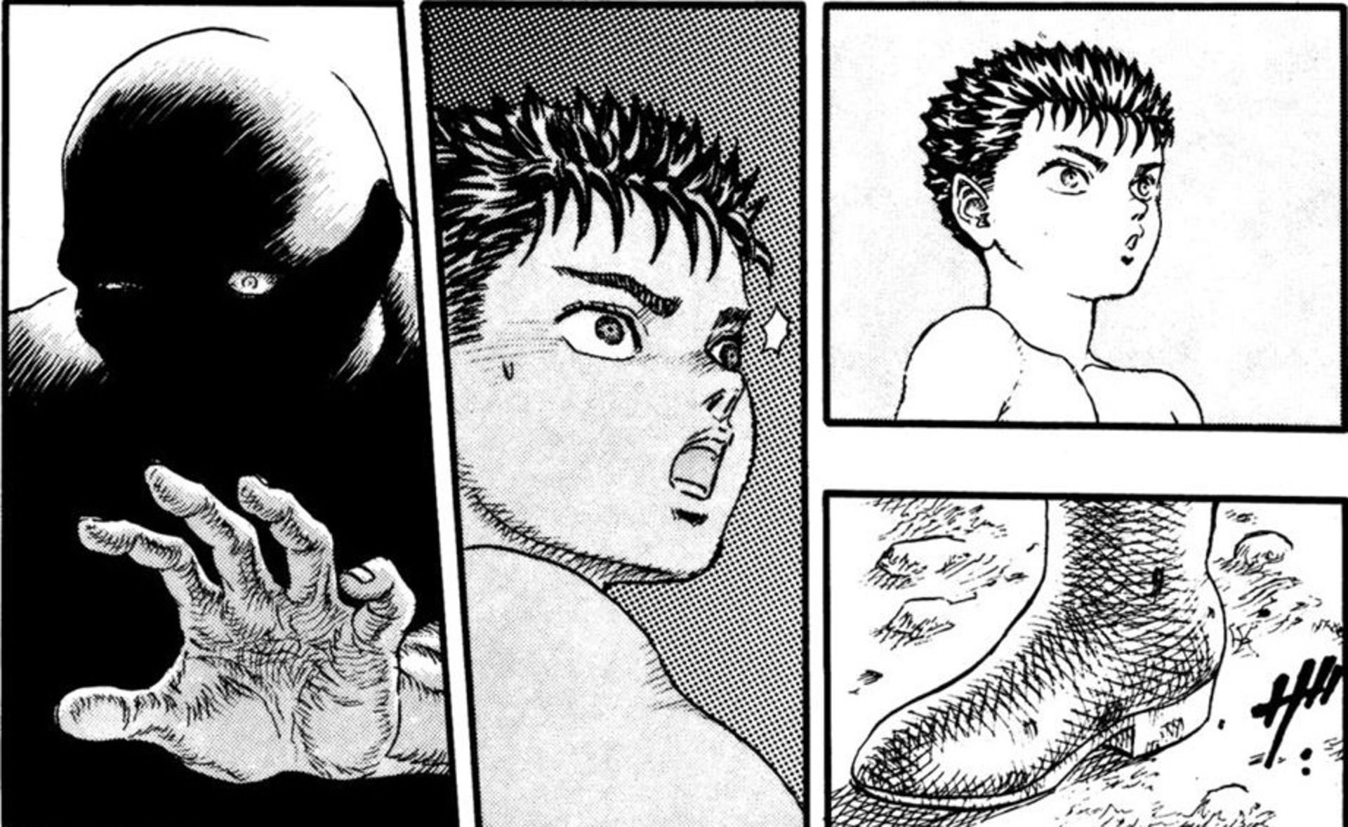 دونوان و گاتس در Berserk