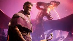 روک و اژدها در پوستر بازی Dragon Age: The Veilguard