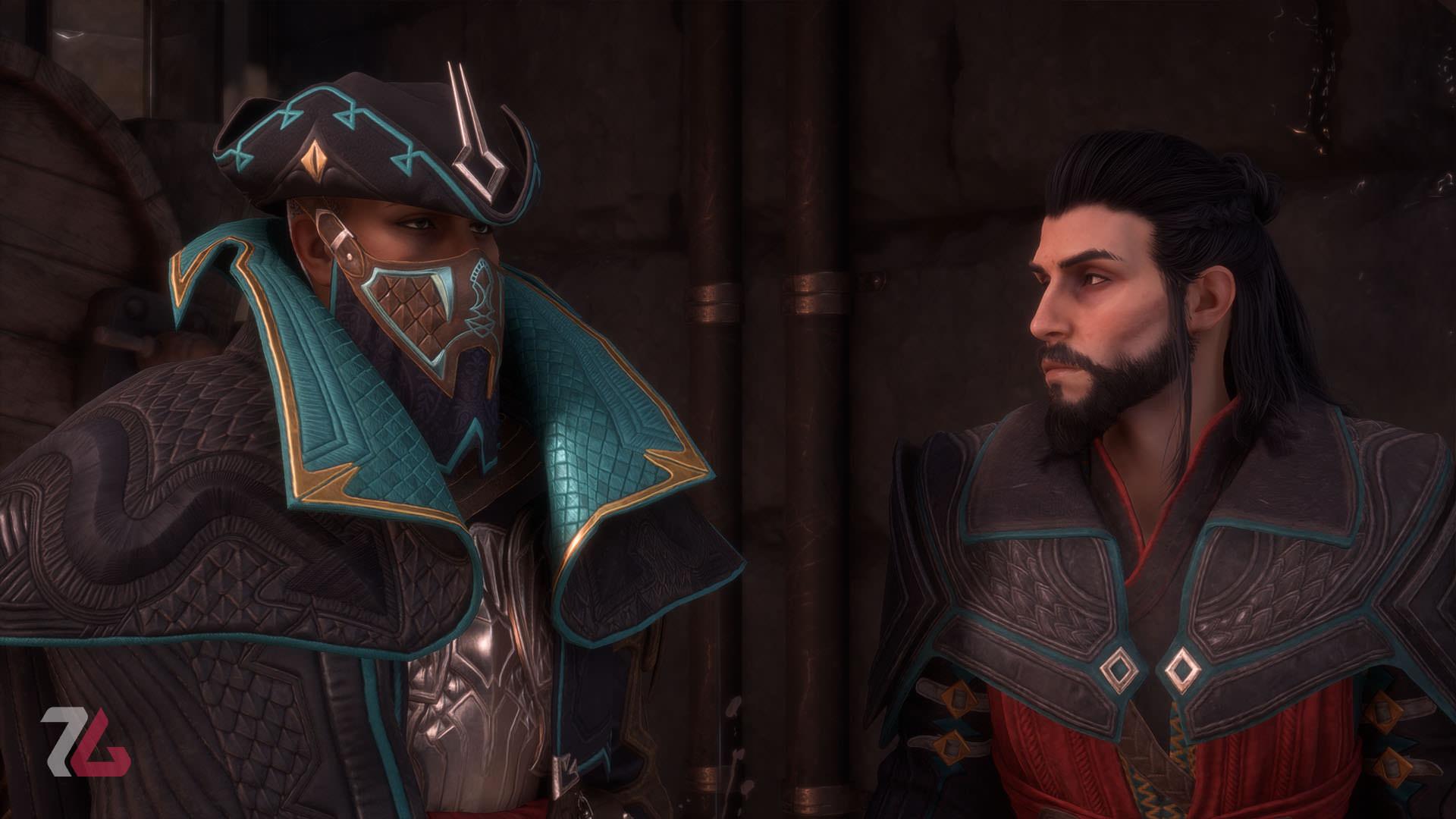 دو شخصیت از بازی Dragon Age The Veilguard 