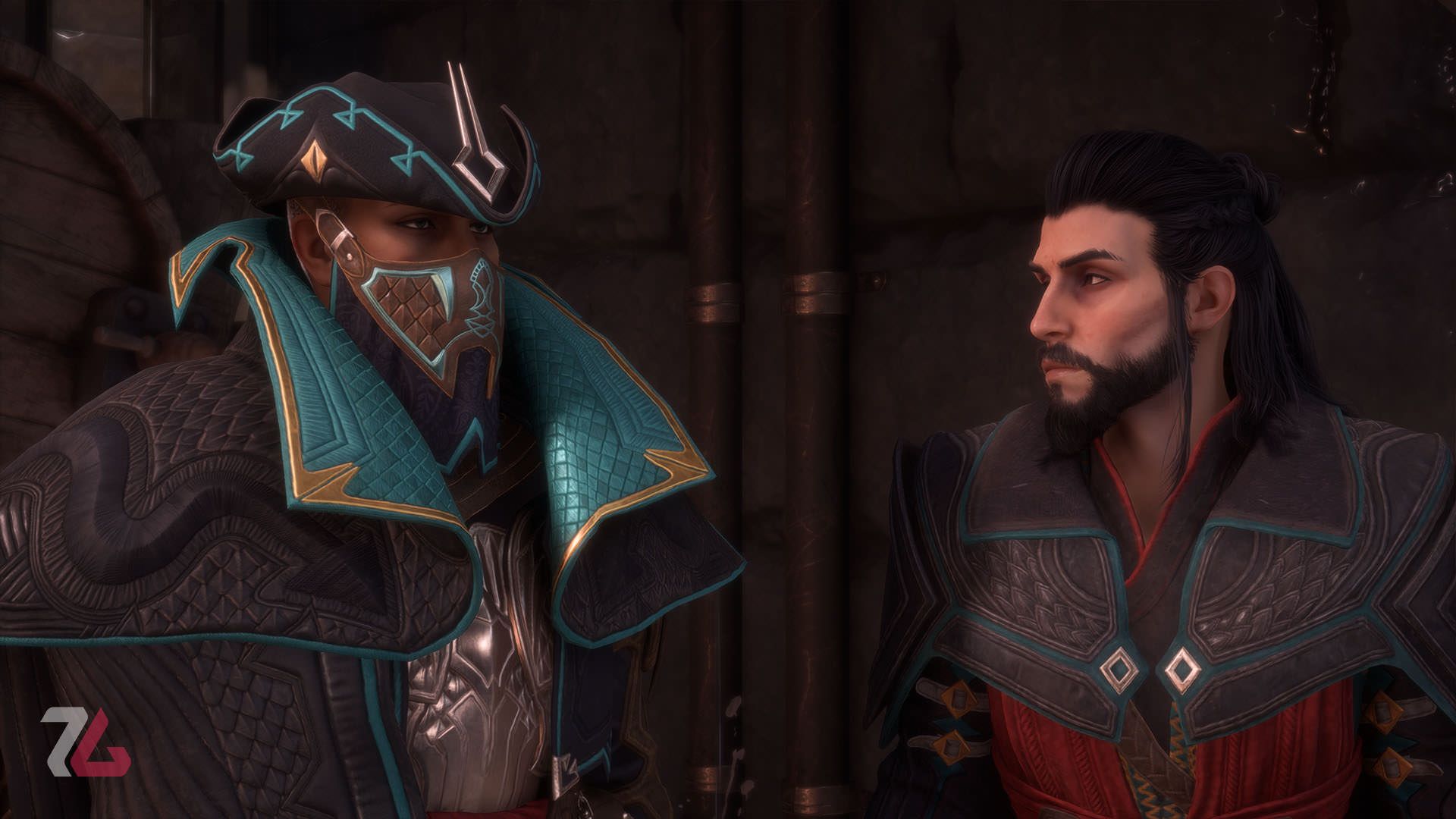 دو شخصیت از بازی Dragon Age The Veilguard 