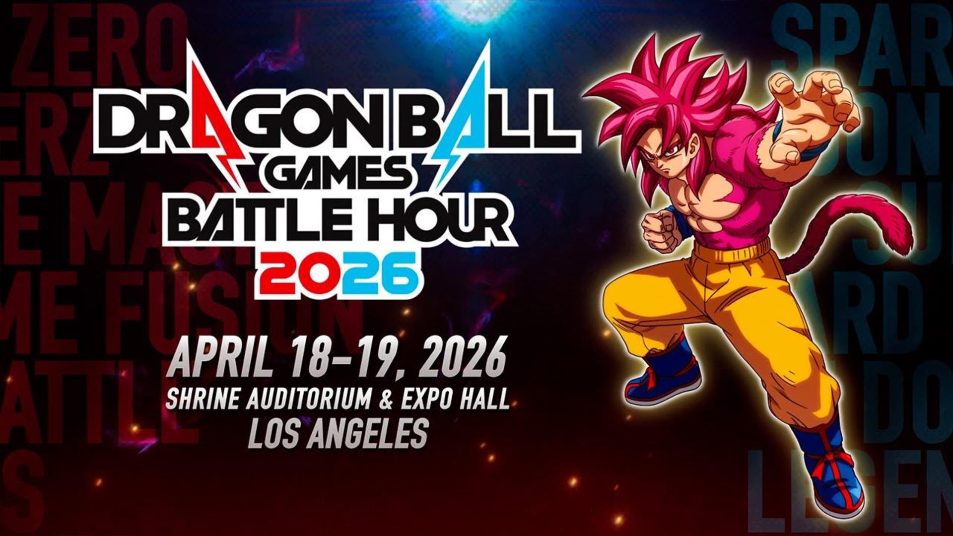 پوستر رویداد DRAGON BALL GAMES BATTLE HOUR 2026 درگون بال