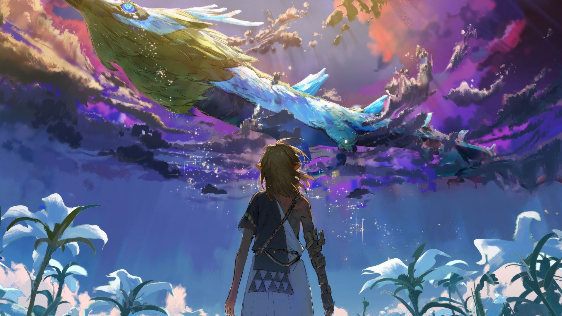 پرواز اژدها در بازی The Legend of Zelda: Tears of the Kingdom
