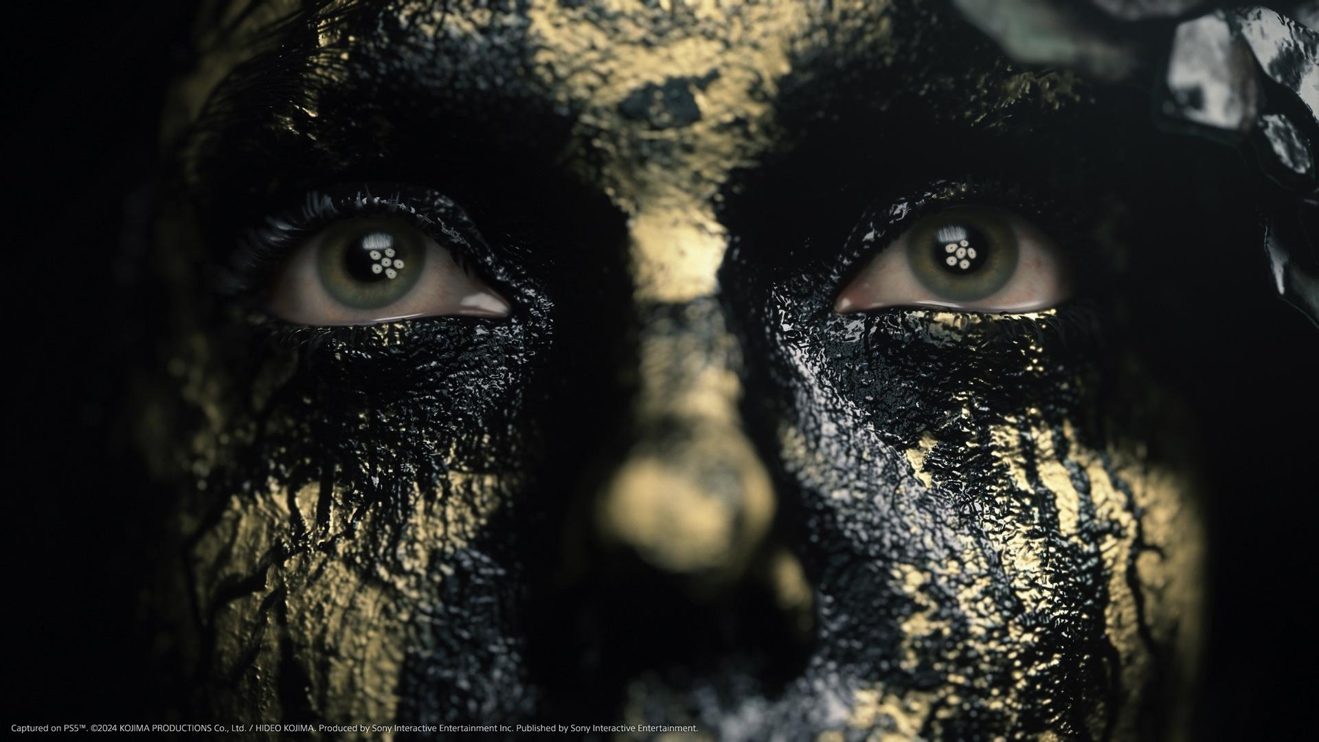 چشمان یکی از شخصیت های بازی Death Stranding 2