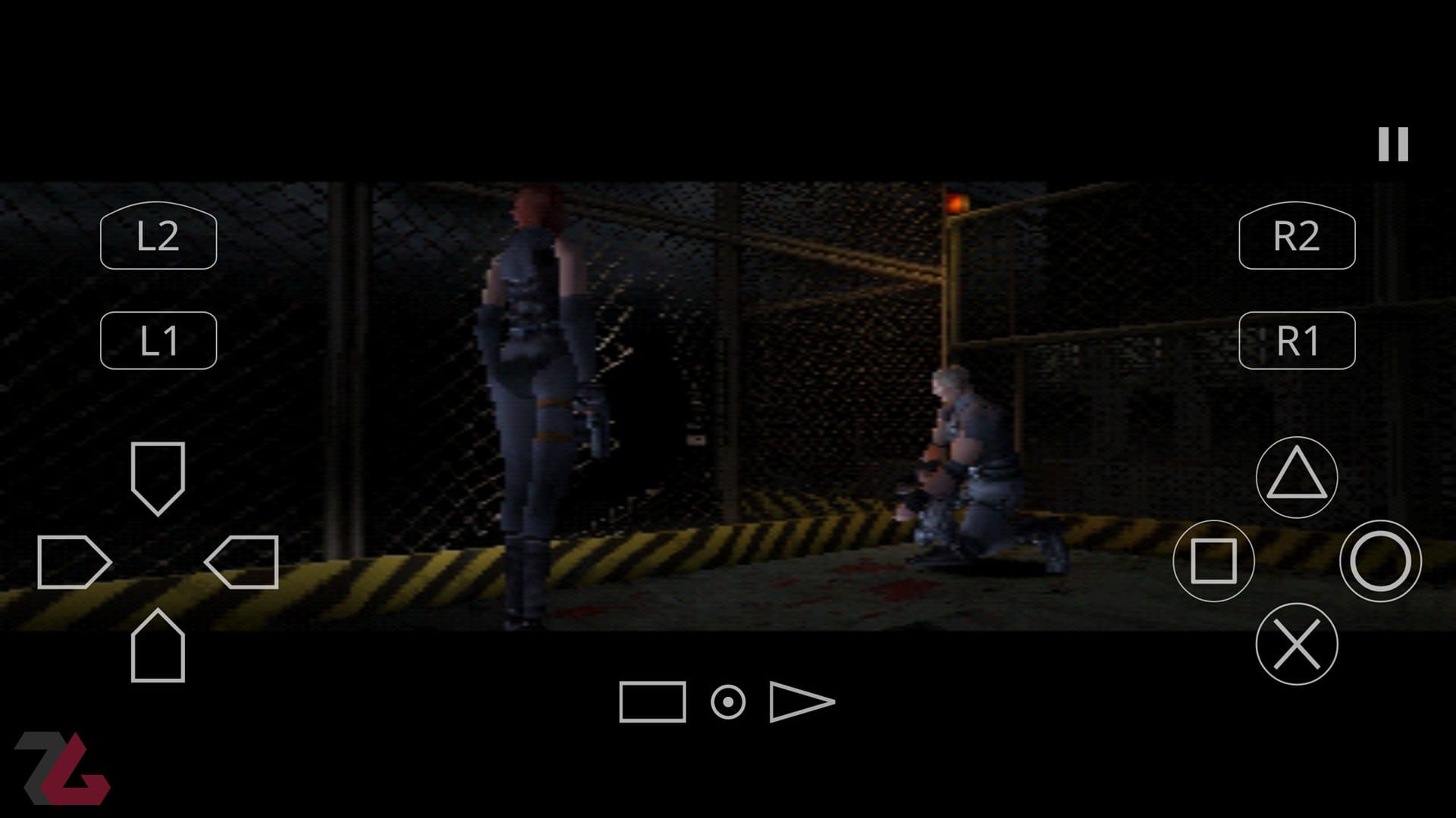 تصویر دوم از اجرای بازی Dino Crisis روی گوشی اندروید با نرم افزار DuckStation