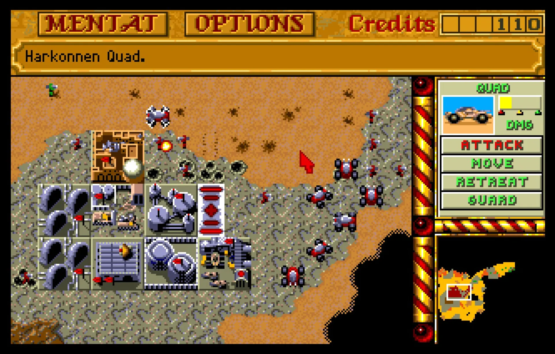 بازی Dune II از Westwood Studio