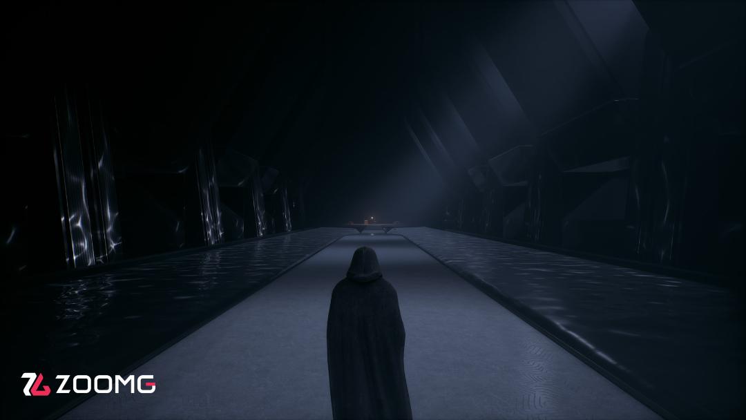 شخصیت پوشیده در ردای سیاه در بازی Dune: Awakening