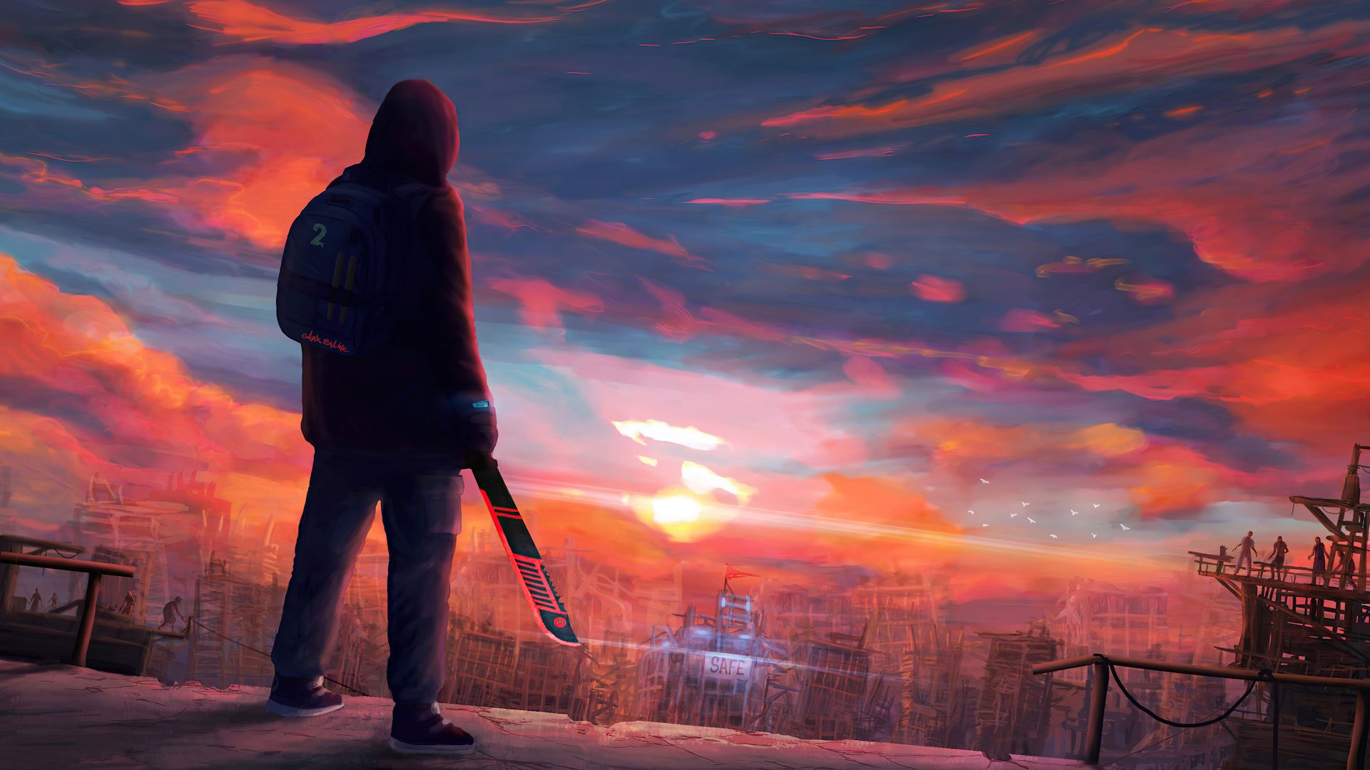 یک فن‌آرت زیبا و جذاب از بازی Dying Light 2 Stay Human