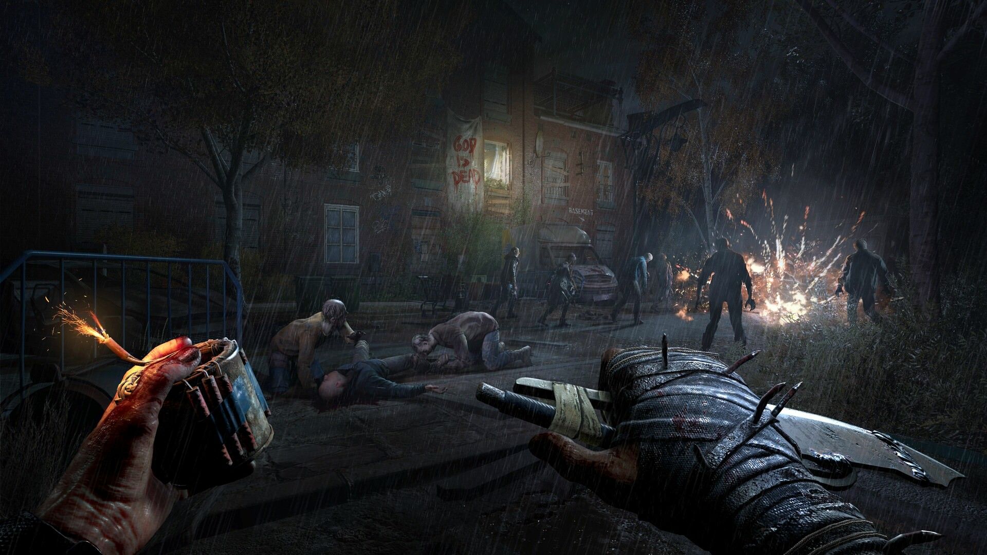 مبارزه با چاقو و بمب دستی در بازی Dying Light: The Beast