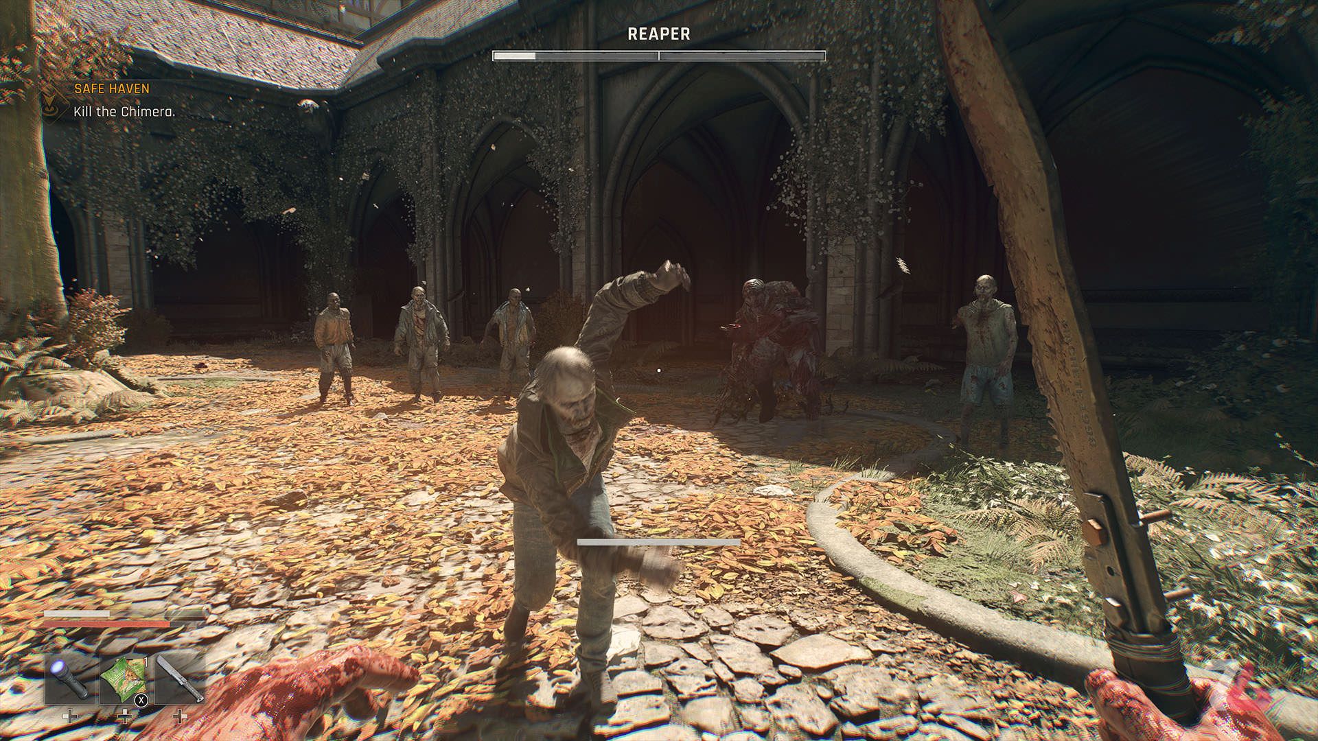 مبارزه با زامبی‌ها در بازی dying light the beast