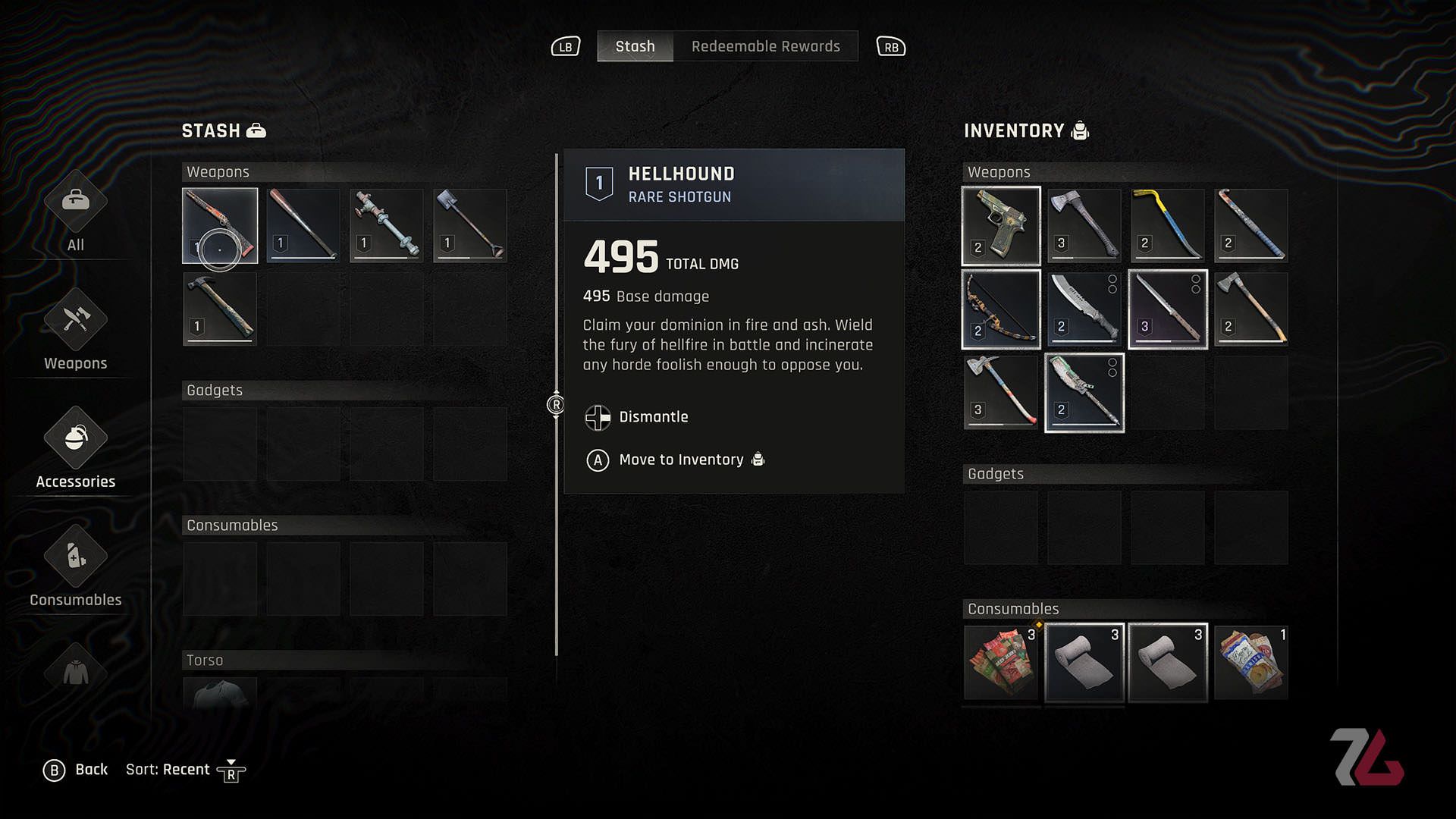 تجهیزات شخصیت اصلی در بازی dying light the beast