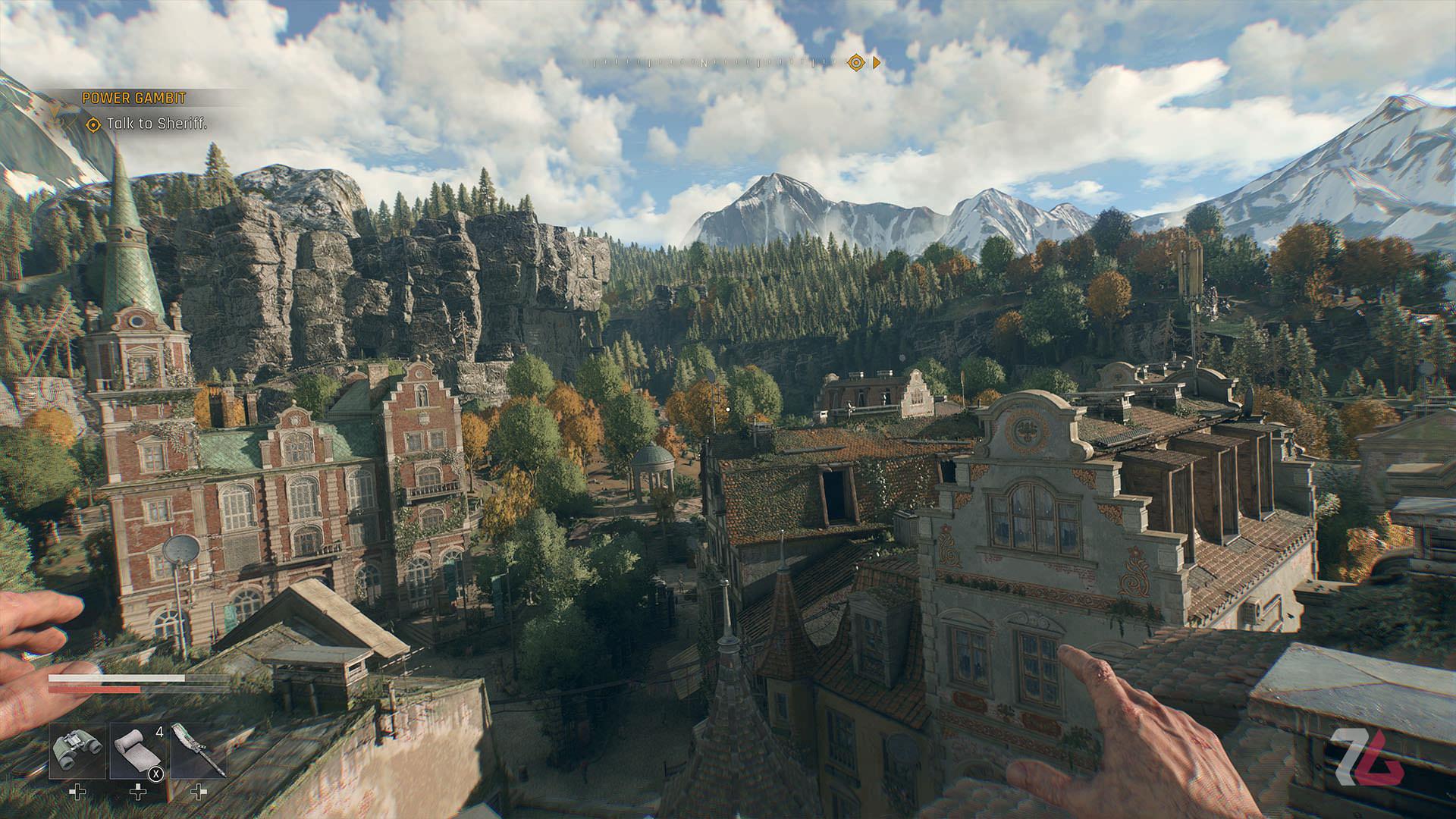 دنیای سرسبز و شهری بازی dying light the beast