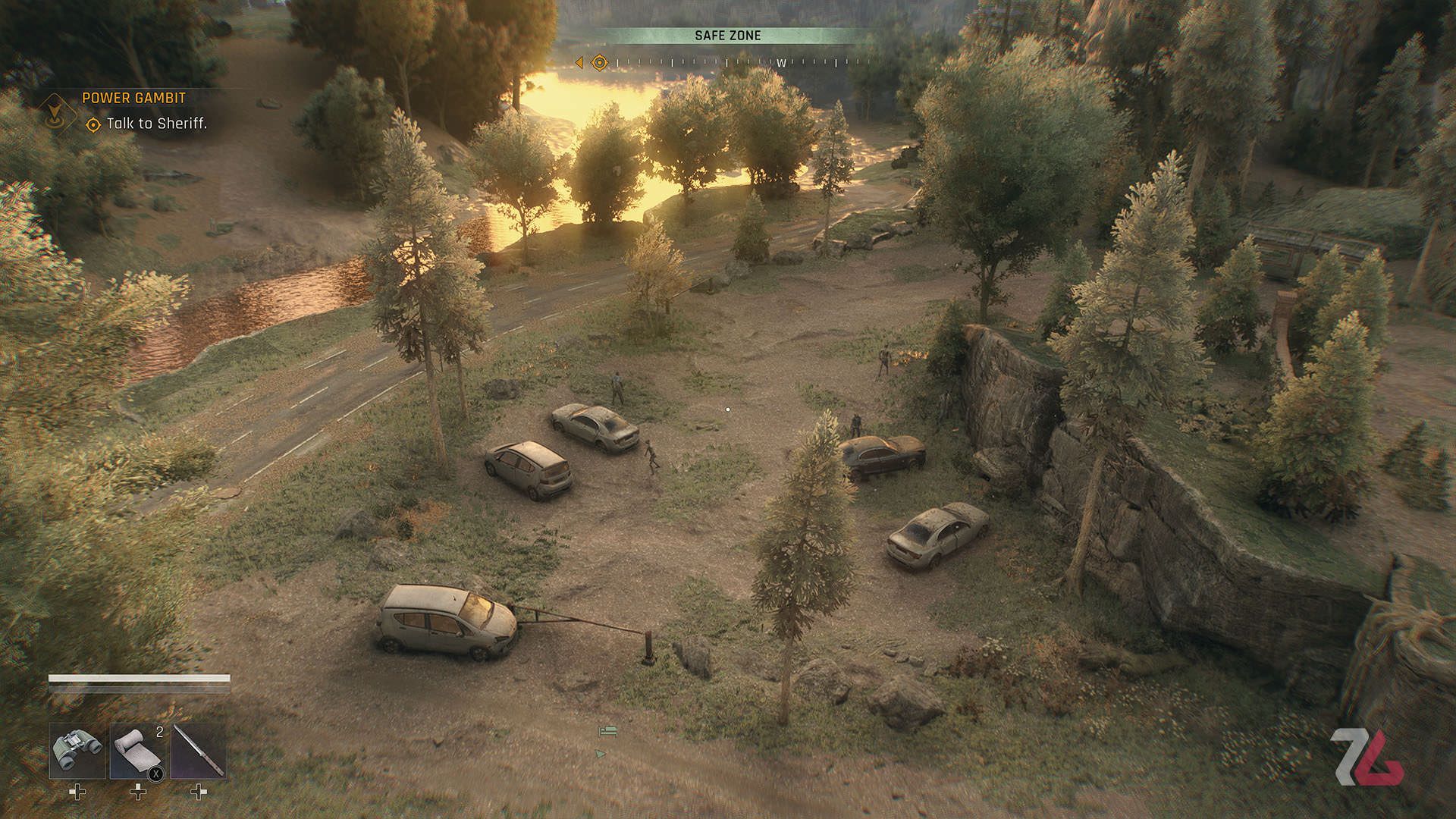 زامبی‌ها روی نقشه بازی dying light the beast