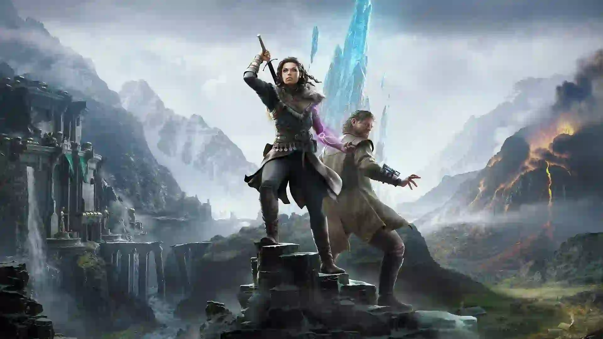 پوستر بازی Echoes of the End با حضور شخصیت‌ها