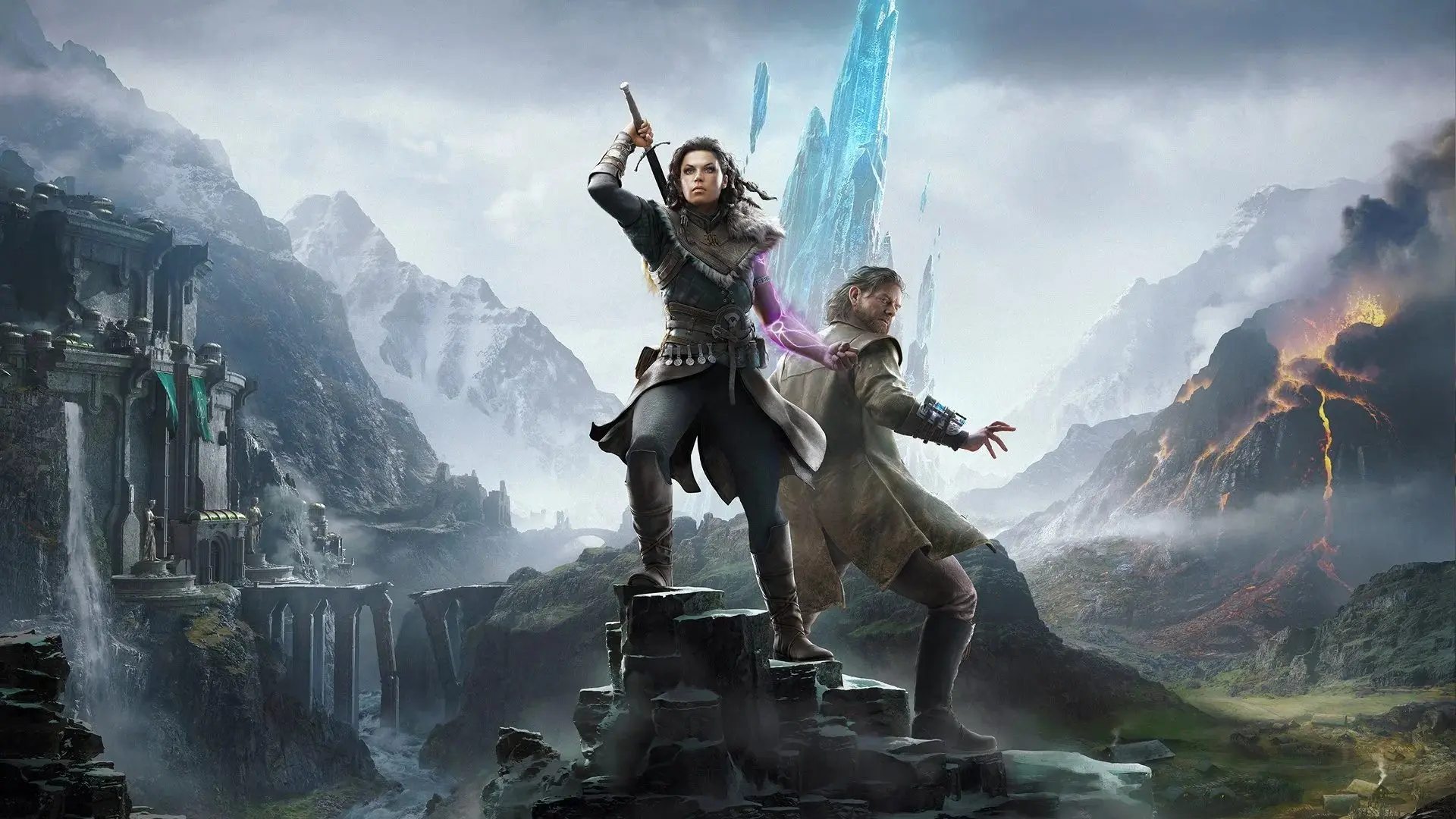 پوستر بازی Echoes of the End با حضور شخصیت‌ها