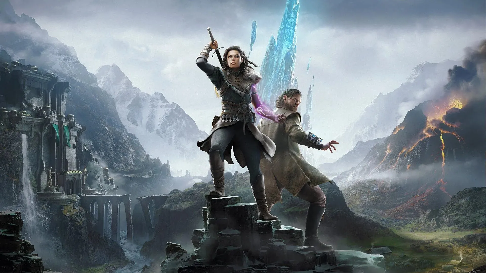 پوستر بازی Echoes of the End با حضور شخصیت‌ها