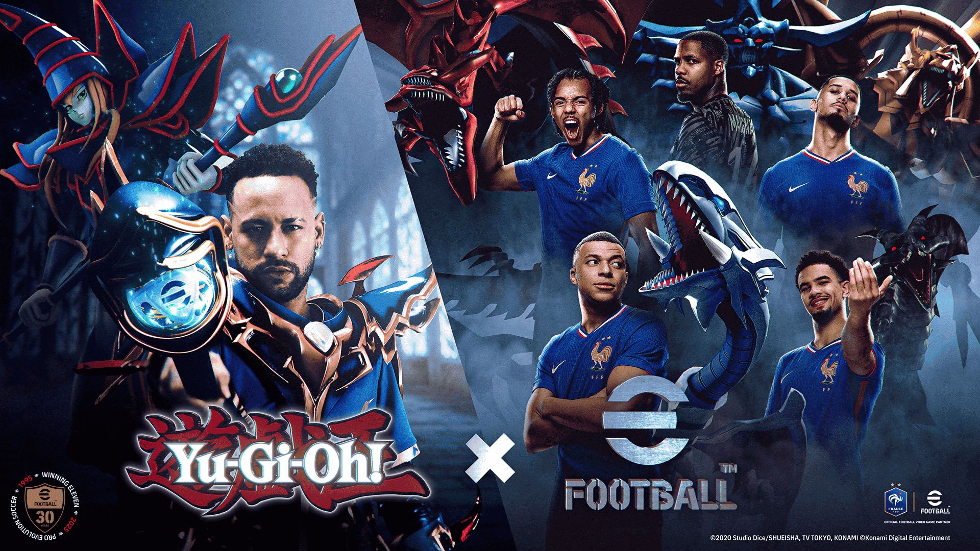 کراس‌اور eFootball 2026 با !Yu-Gi-Oh