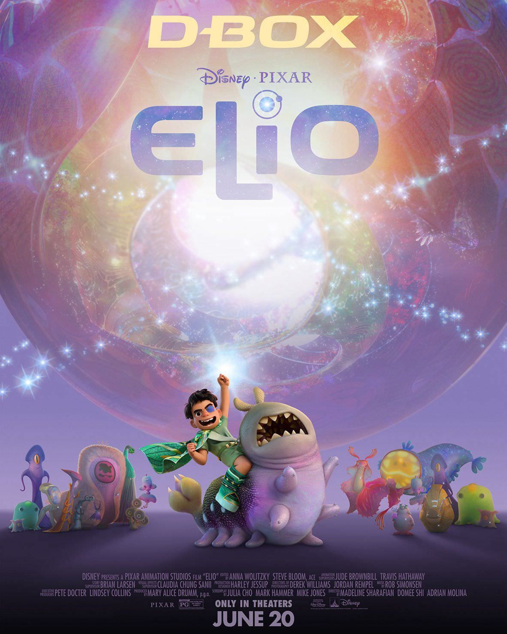 پوستر سینماهای دی باکس انیمیشن Elio