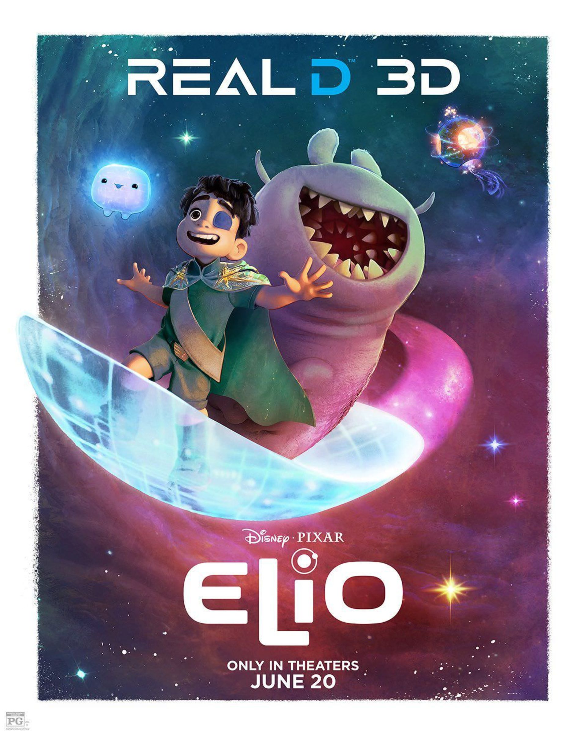 پوستر سینماهای RealD 3D انیمیشن Elio