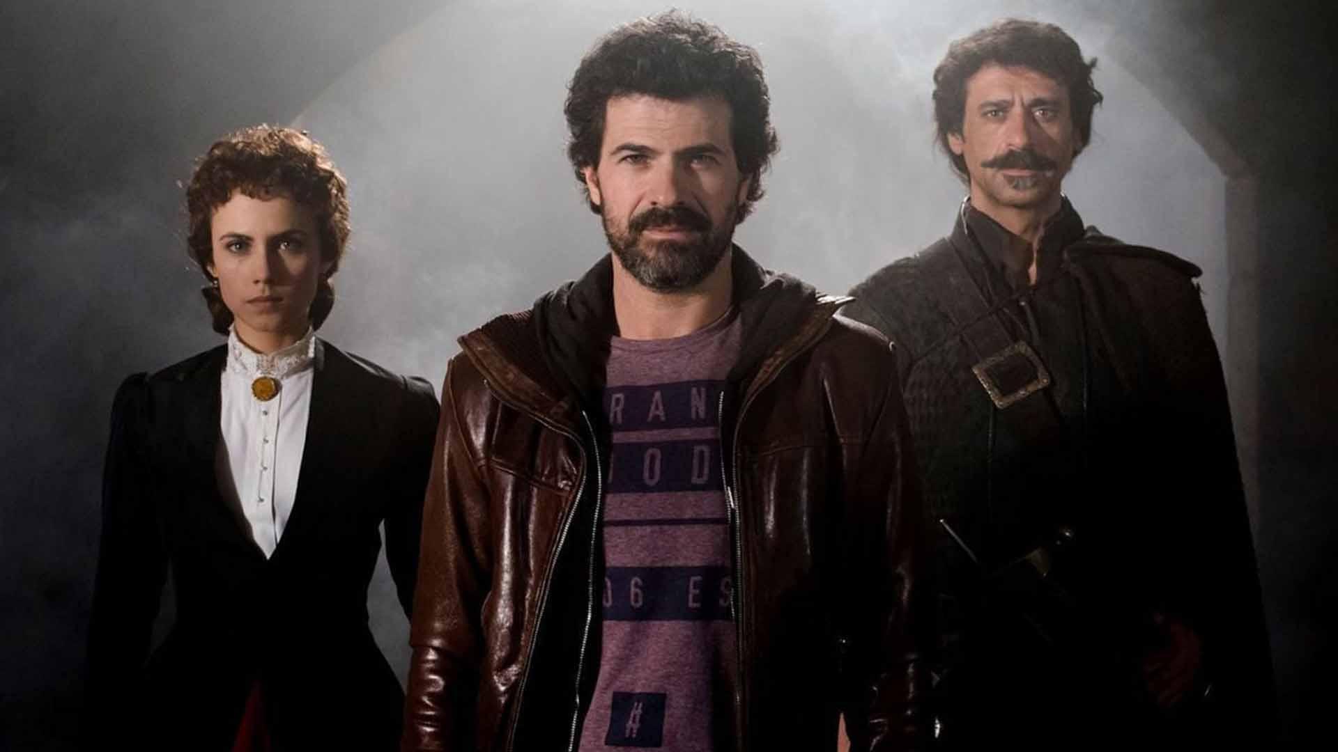 رودولفو سانچو، ناچو فرسندا و اورا گاریدو در سریال El Ministerio del Tiempo